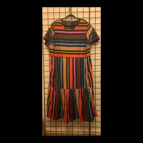 Steinmark Dresses & Skirts - Multi color strip dress